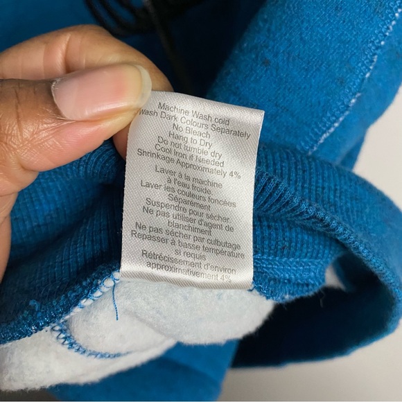 Aritzia TNA Women's Blue Soft Brushed Full Zip Jacket - Picture 7 of 8